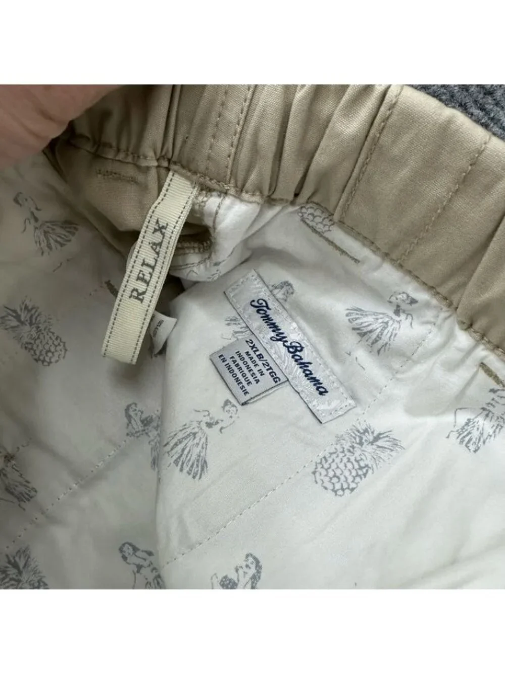 Tommy Bahama Survivor E-Waist Cargo Shorts 100% Cotton Relaxed Mens sz 2XLB NEW